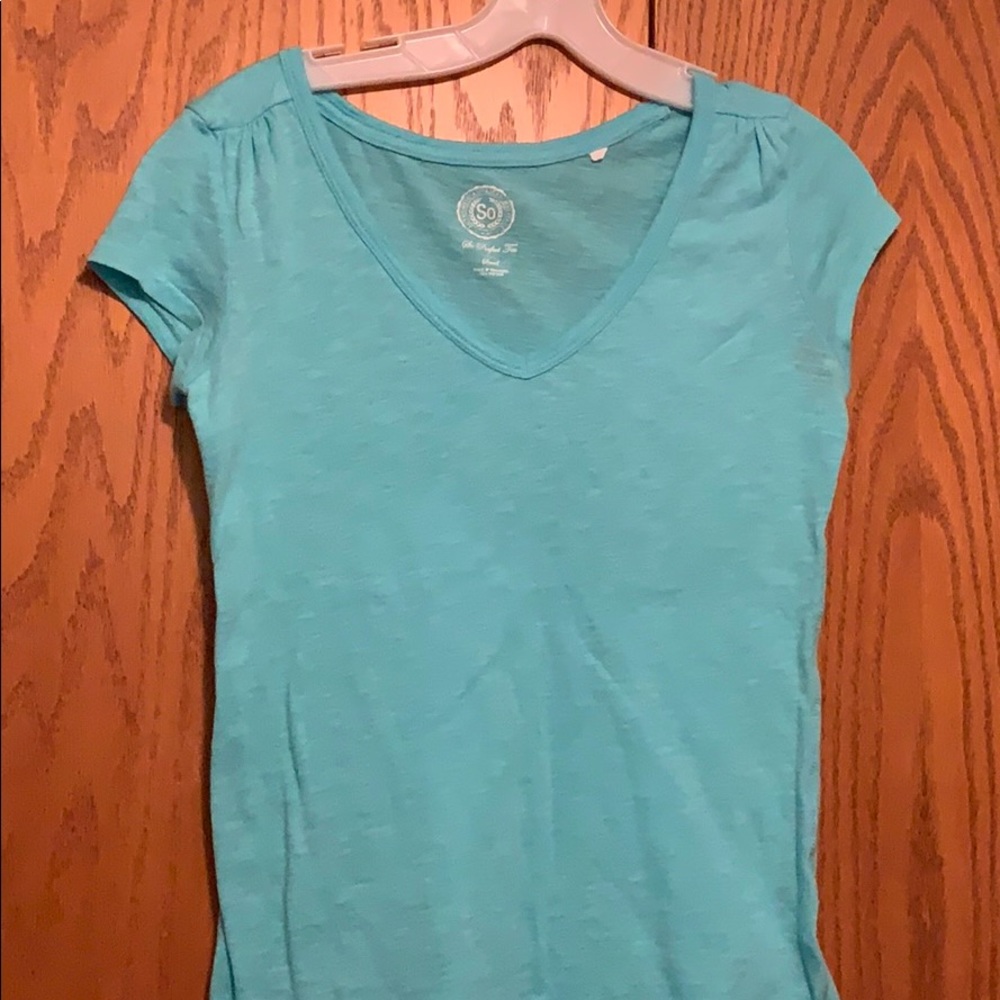SO blue tee